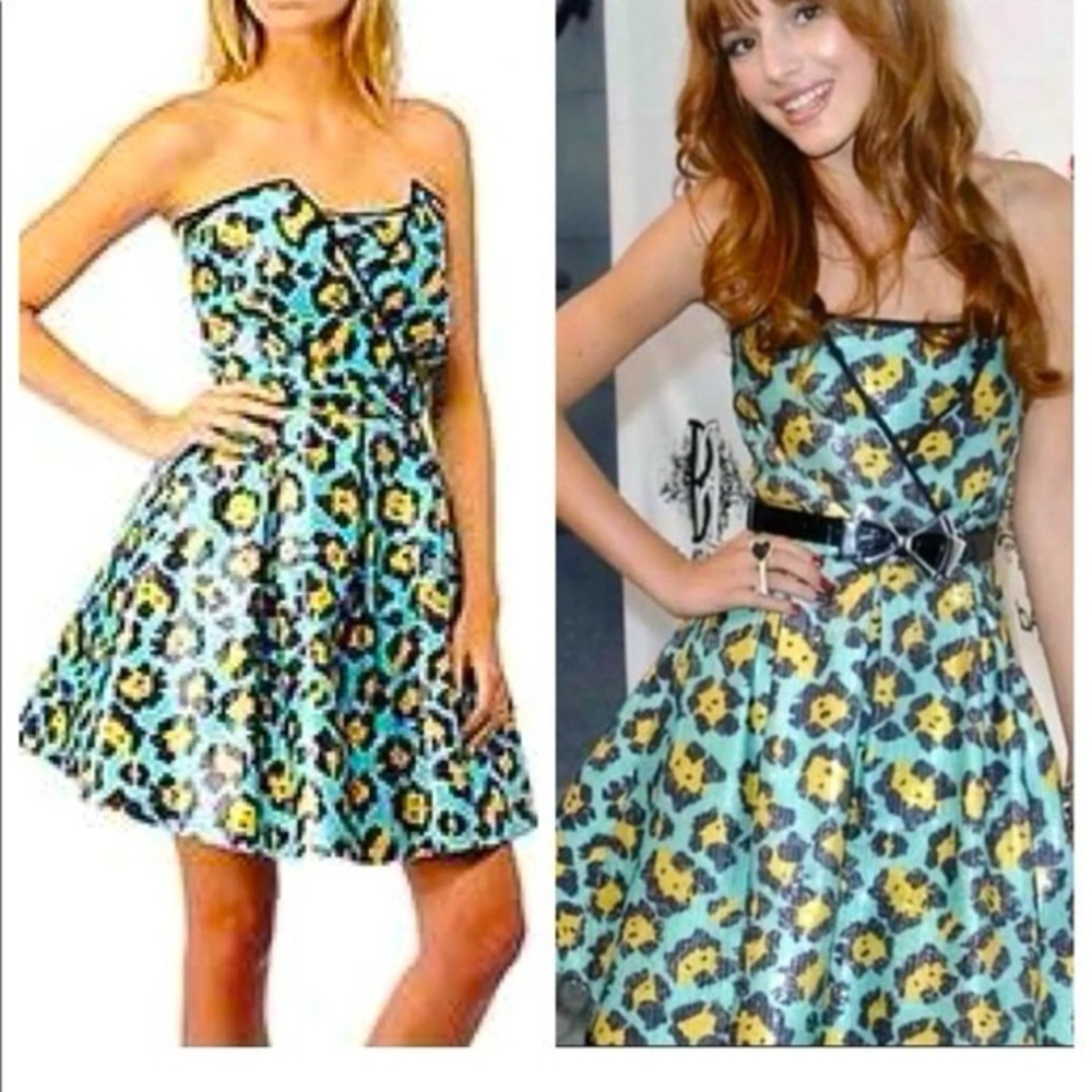 Bella Thorne Cece Jones Shake it up Betsey Johnson Strapless Dress